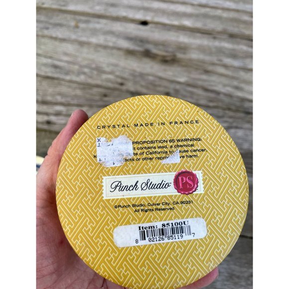 Punch Studios Paperweight Old Script Letter U French Crystal NIB - Picture 3 of 7